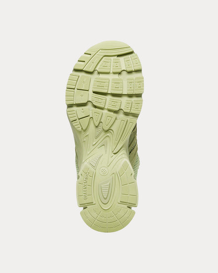 Balenciaga Phantom Fabric & Mesh Monocolor Green Low Top Sneakers - 5