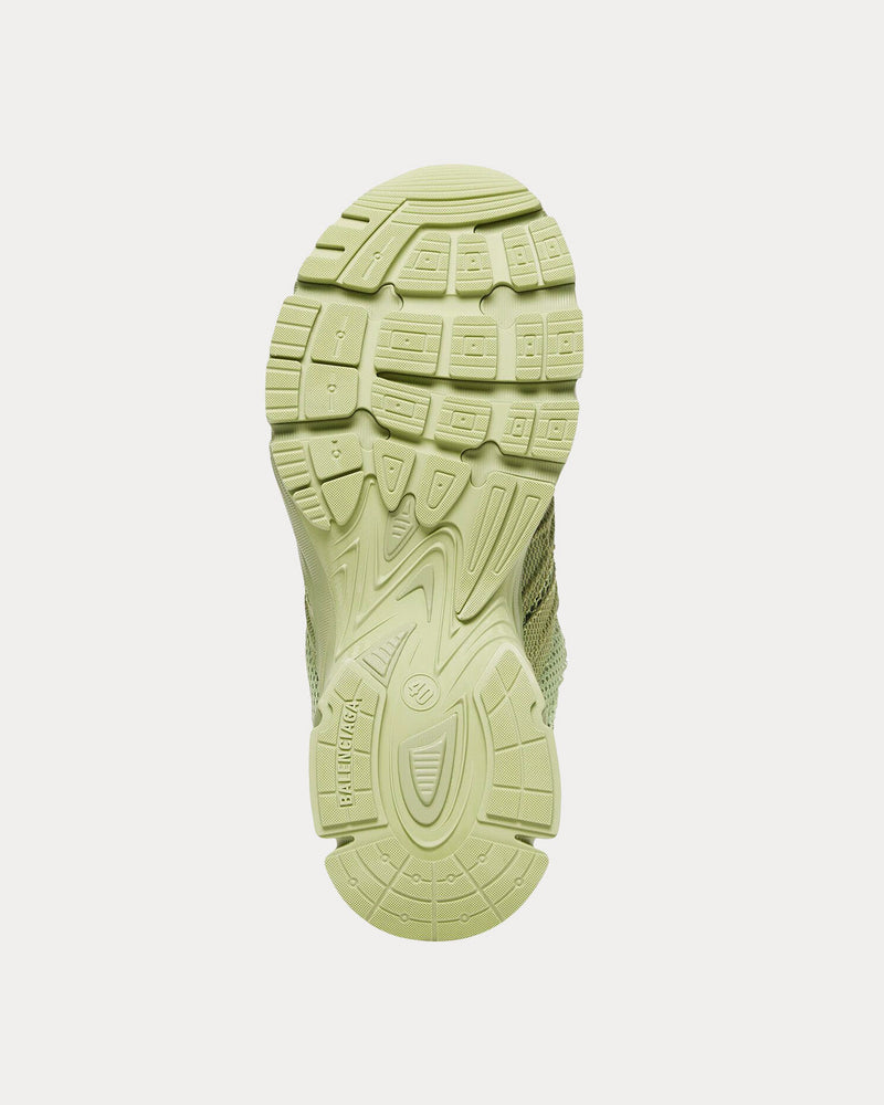 Balenciaga Phantom Fabric & Mesh Monocolor Green Low Top Sneakers - 5