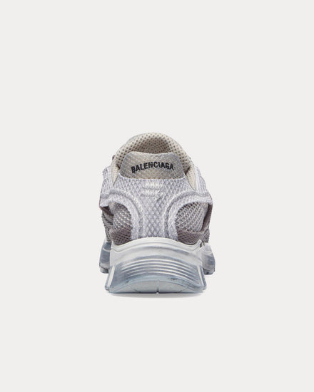 Balenciaga 'Cities Series' Phantom Bicolor Fabric & Mesh Washed Grey Low Top Sneakers - 4