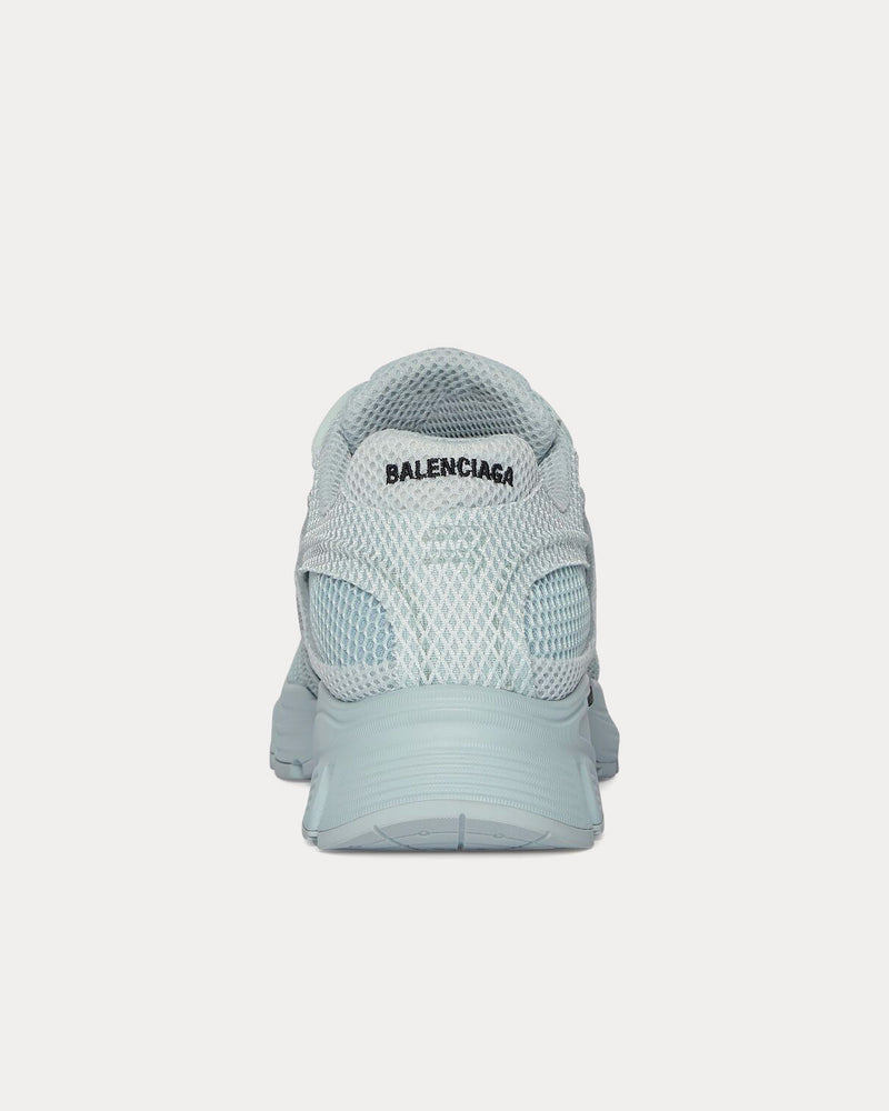 Balenciaga Phantom Bicolor Mesh & Fabric Monocolor Light Blue Low Top Sneakers - 4