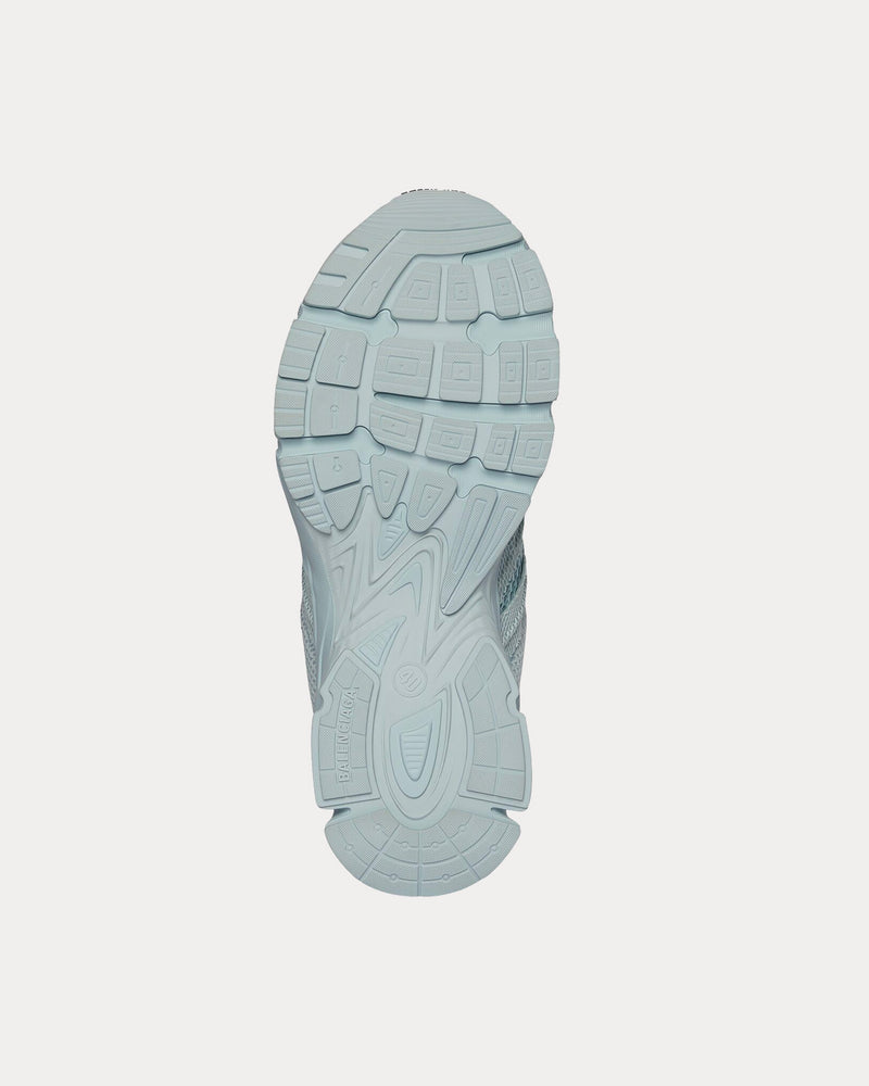 Balenciaga Phantom Bicolor Mesh & Fabric Monocolor Light Blue Low Top Sneakers - 5