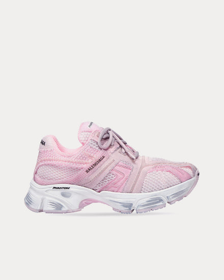 Balenciaga 'Cities Series' Phantom Bicolor Fabric & Mesh Washed Pink / White Low Top Sneakers - 1