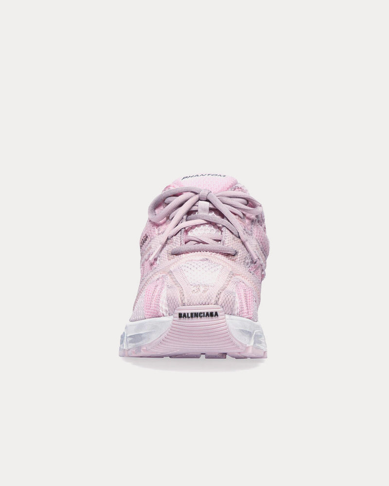Balenciaga 'Cities Series' Phantom Bicolor Fabric & Mesh Washed Pink / White Low Top Sneakers - 3