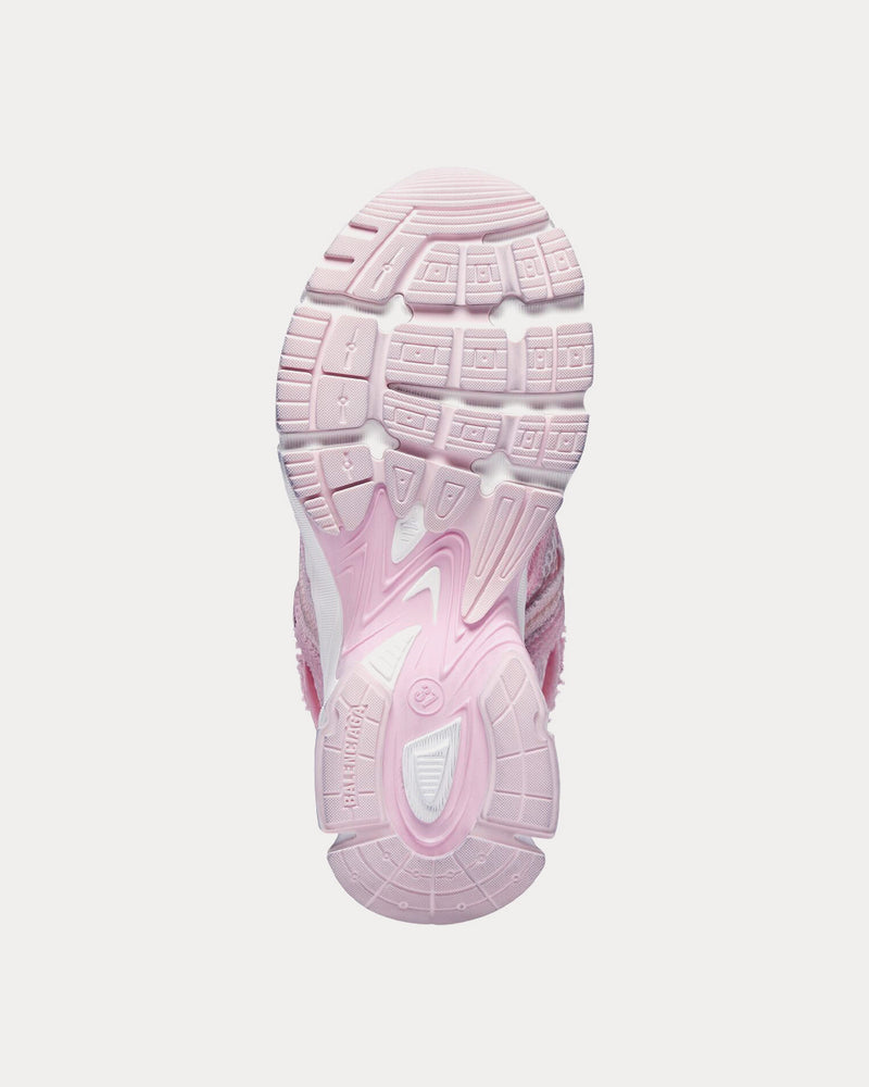 Balenciaga 'Cities Series' Phantom Bicolor Fabric & Mesh Washed Pink / White Low Top Sneakers - 5