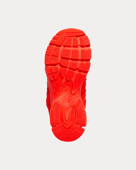 Balenciaga Phantom Fabric & Mesh Monocolor Red Low Top Sneakers - 5
