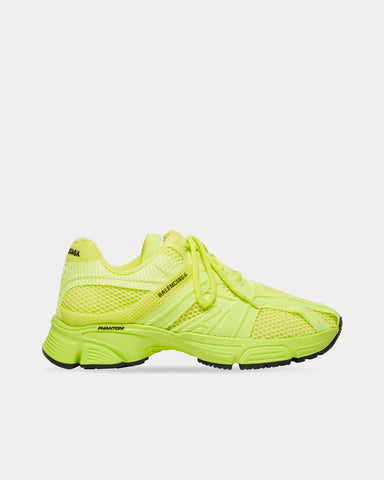 Balenciaga 'Cities Series' Phantom Bicolor Fabric & Mesh Washed Yellow / Black Low Top Sneakers