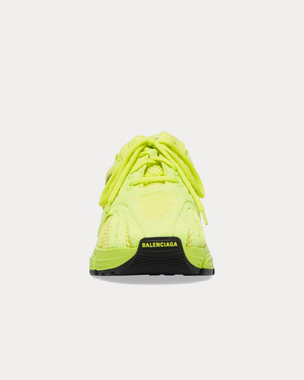 Balenciaga 'Cities Series' Phantom Bicolor Fabric & Mesh Washed Yellow / Black Low Top Sneakers - 3