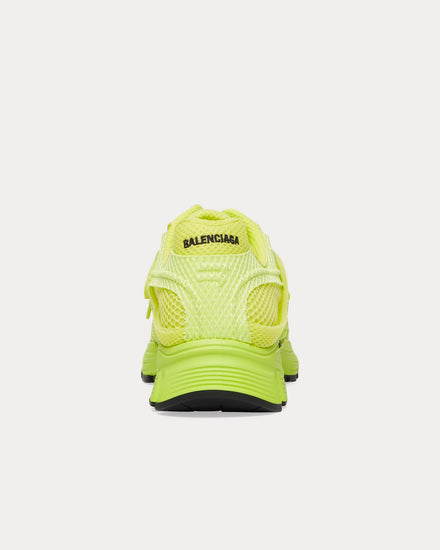 Balenciaga 'Cities Series' Phantom Bicolor Fabric & Mesh Washed Yellow / Black Low Top Sneakers - 4