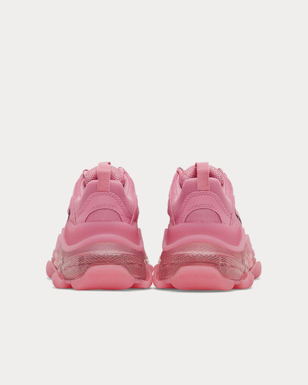 Balenciaga Women's Triple S Pink Low Top Sneakers & Trainers