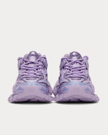【BALENCIAGA】 Women's Track 2.0 Sneaker in パープル Balenciaga Women's Track 2.0 Purple Low Top Sneakers & Trainers
