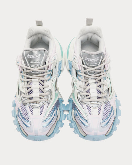 Balenciaga Track 2 Open Purple & Blue Low Top Sneakers - 2
