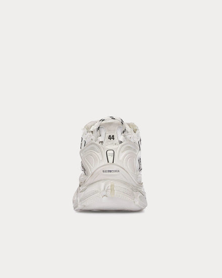 Balenciaga Runner Mesh & Nylon White Low Top Sneakers - 3
