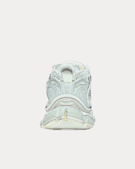Balenciaga Runner Mesh & Nylon White / Grey / Silver Low Top Sneakers - 4