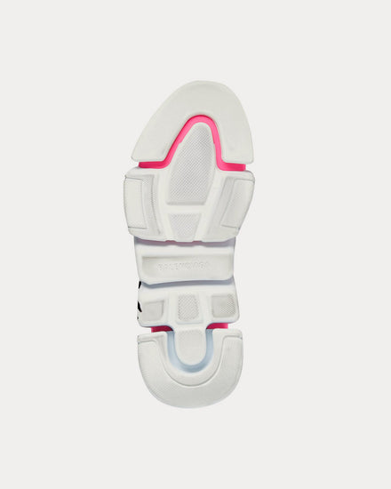 Balenciaga Speed 2.0 Graffiti Recycled Knit Fluo Pink / White High top Sneakers - 5