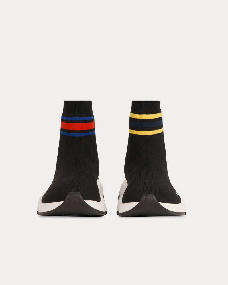 Balenciaga Speed 2.0 Black / Multi High Top Sneakers - 2