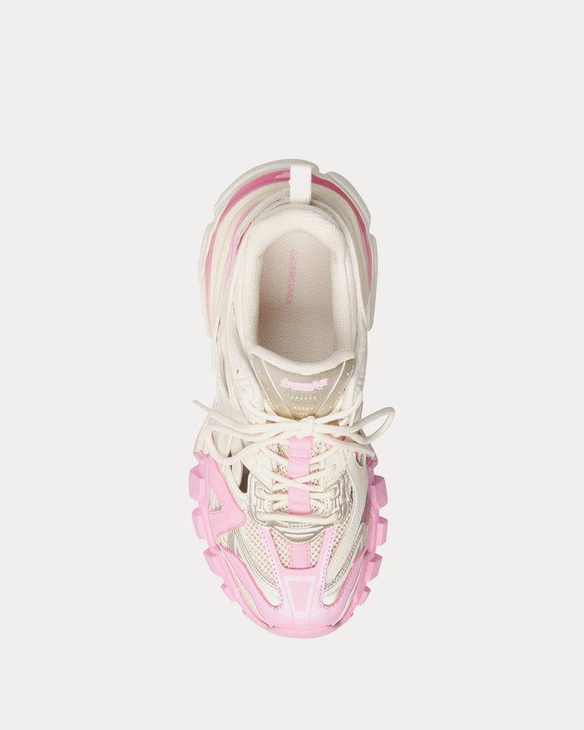 Balenciaga Track.2 Mesh & Nylon Pink / Beige / Light Grey Low Top Sneakers  - Sneak in Peace