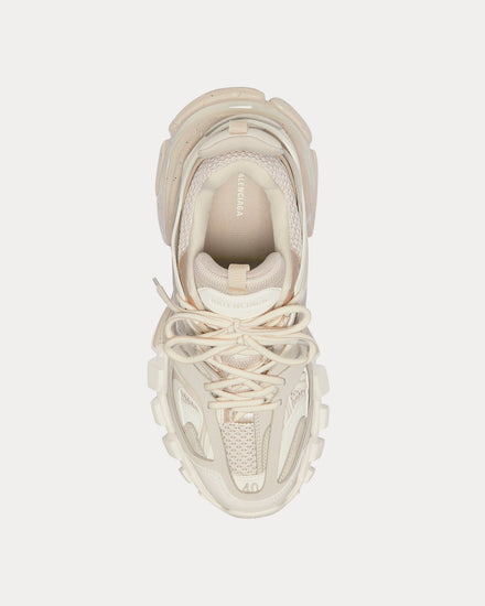 Balenciaga Track Recycled Sole Mesh & Nylon Light Beige Low Top Sneakers - 2