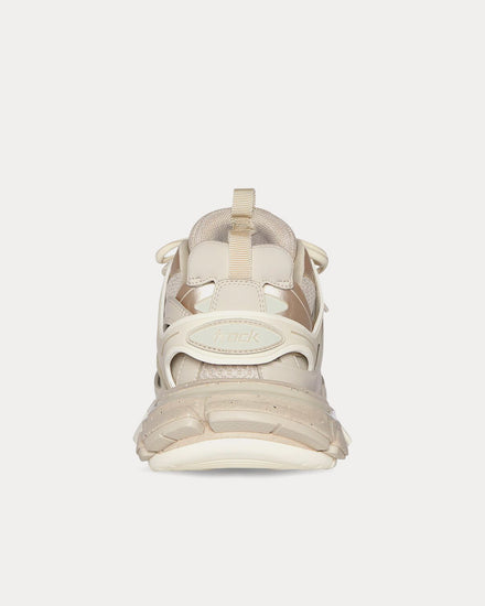 Balenciaga Track Recycled Sole Mesh & Nylon Light Beige Low Top Sneakers - 4