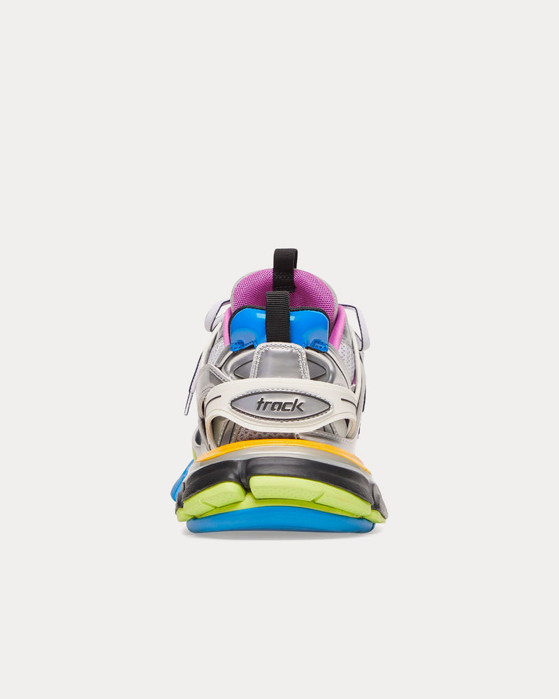 Balenciaga Track Mesh & Nylon Multi / Silver Low Top Sneakers - 4