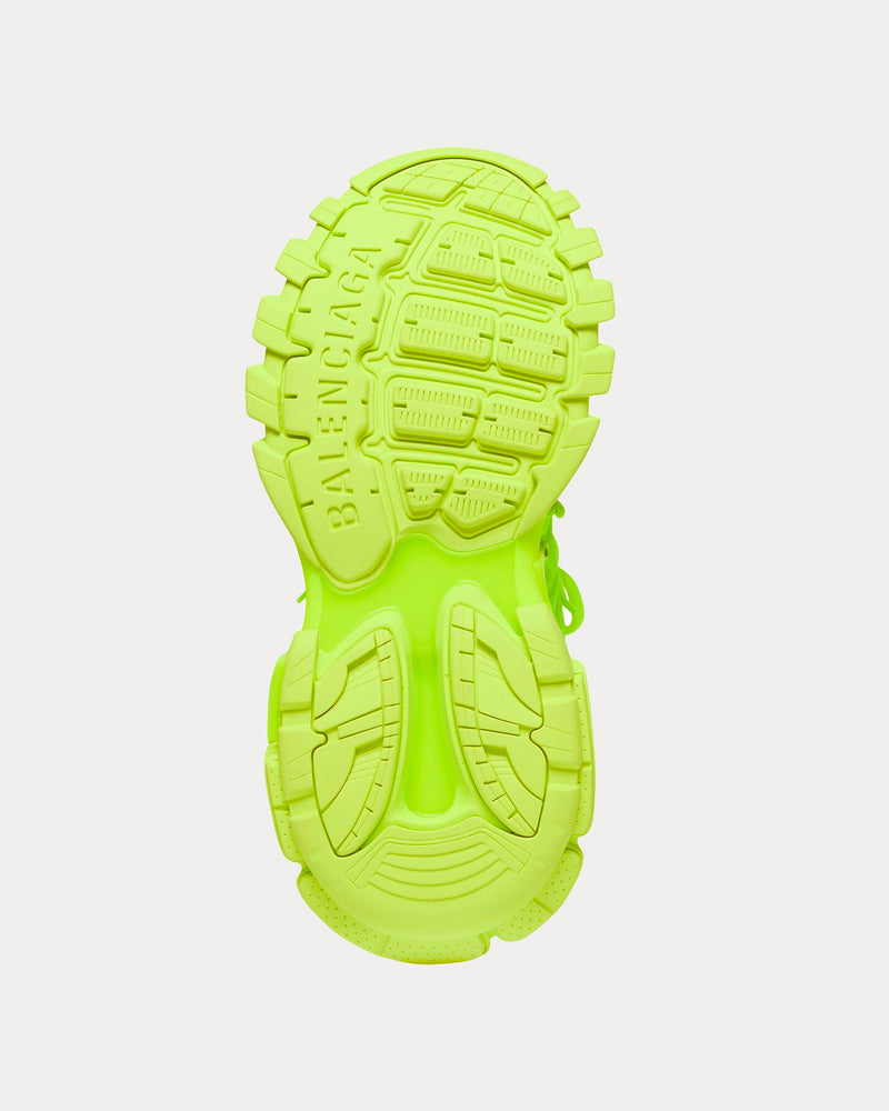 Balenciaga Track Full Mesh Neon Yellow Low Top Sneakers - 4