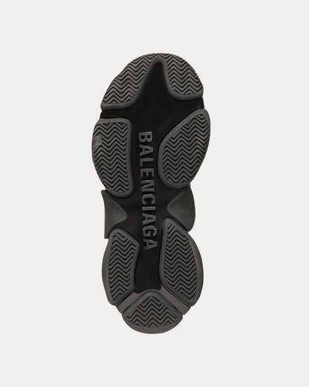 Balenciaga Triple S Logotype Black / White Low Top Sneakers - 4