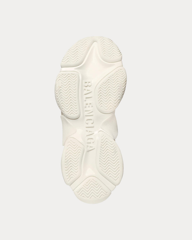 Balenciaga Triple S Logotype White / Black Low Top Sneakers - 4