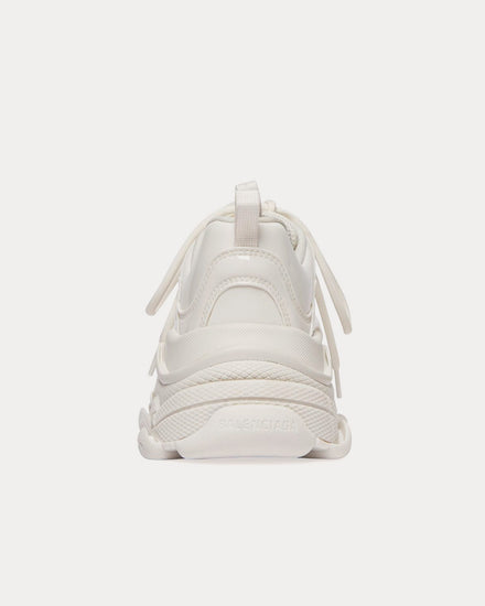 Balenciaga Triple S Rubber White Low Top Sneakers - 4