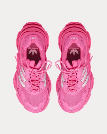 Balenciaga x Adidas Triple S Pink / White Low Top Sneakers - 2