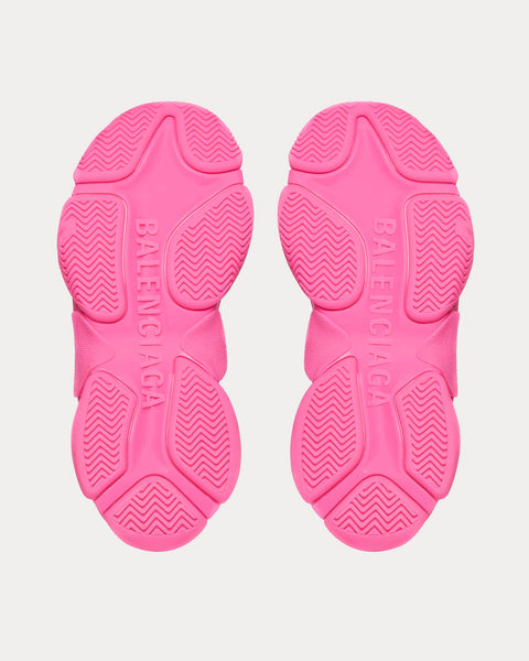 Triple S Pink / White Low Top Sneakers