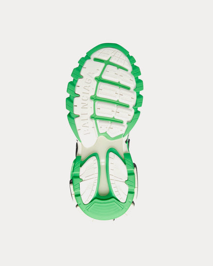 Balenciaga Track 2.0 White / Green / Black Low Top Sneakers - 4