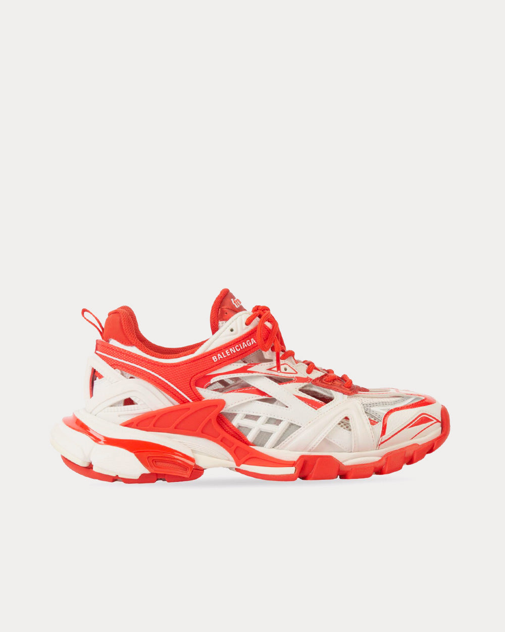 Balenciaga Track 2.0 White / Red / Grey Sneakers Sneak in