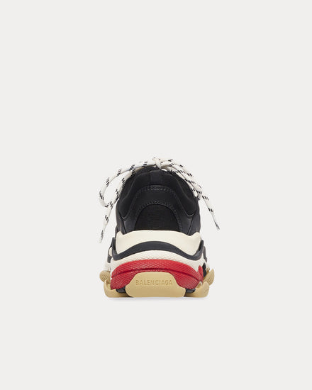 Balenciaga Triple S Double Foam & Mesh Black Low Top Sneakers - 3