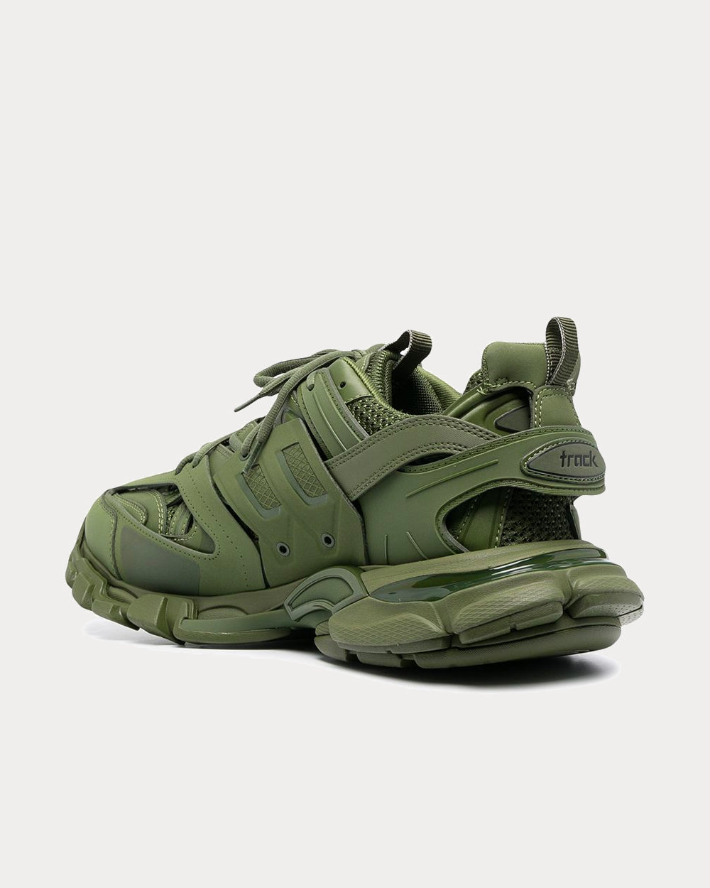 Balenciaga - Track Lace-Up Green Low Top Sneakers