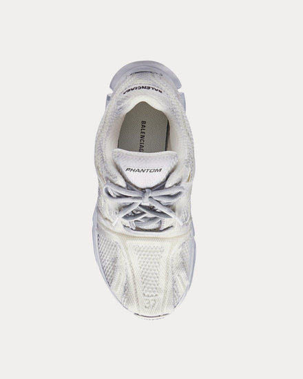 Balenciaga 'Cities Series' Phantom Monocolor Fabric & Mesh Wash White Low Top Sneakers - 2