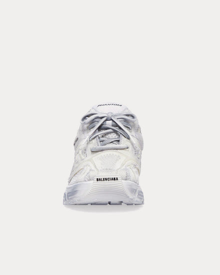 Balenciaga 'Cities Series' Phantom Monocolor Fabric & Mesh Wash White Low Top Sneakers - 3