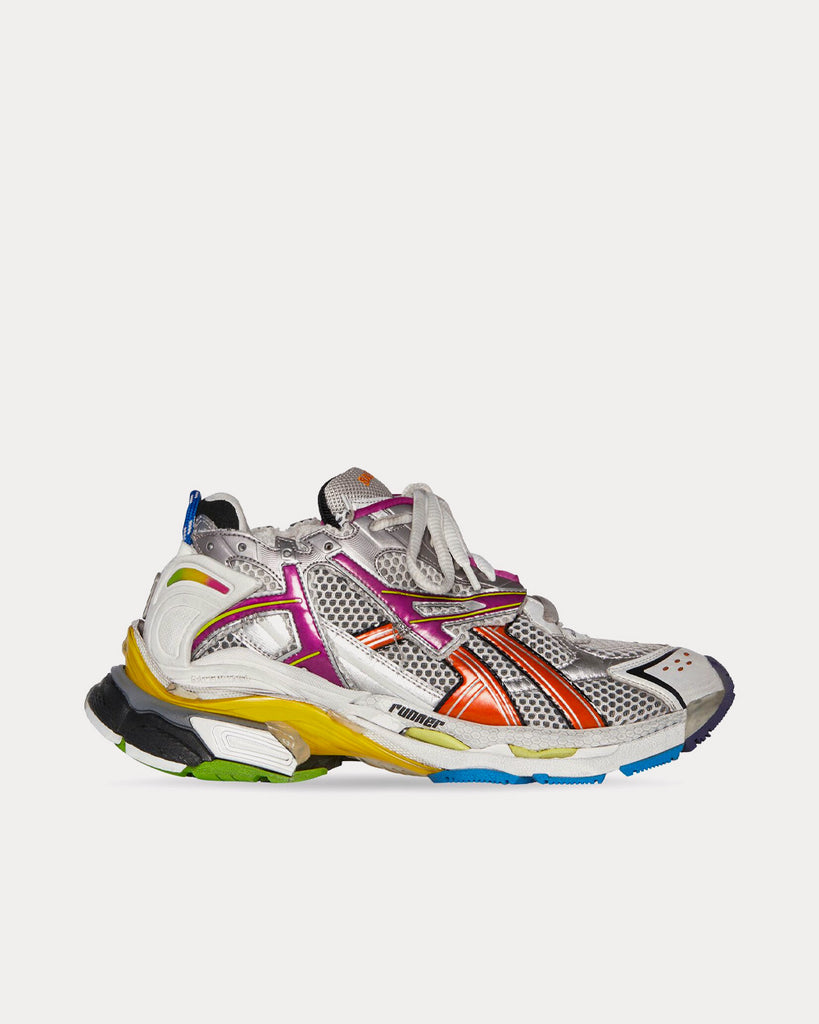 Balenciaga Runner Mesh Nylon Multi Grey Low Top Sneakers