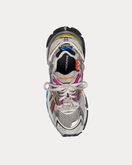 Balenciaga Runner Mesh & Nylon Multi / Grey Low Top Sneakers - 2