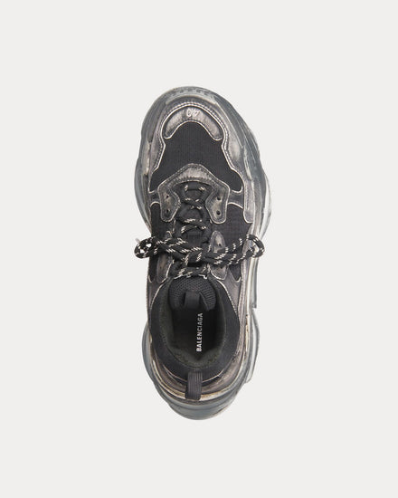 Balenciaga Triple S Faded Black Low Top Sneakers - 2