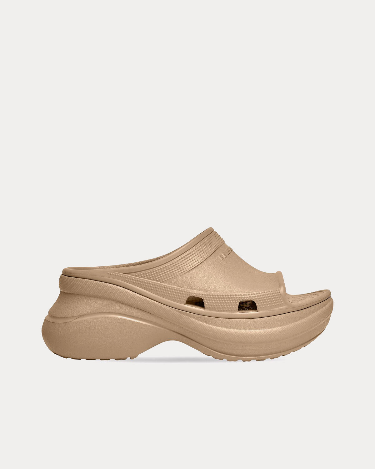 Balenciaga x Crocs - Pool Rubber Beige Slide Sandals