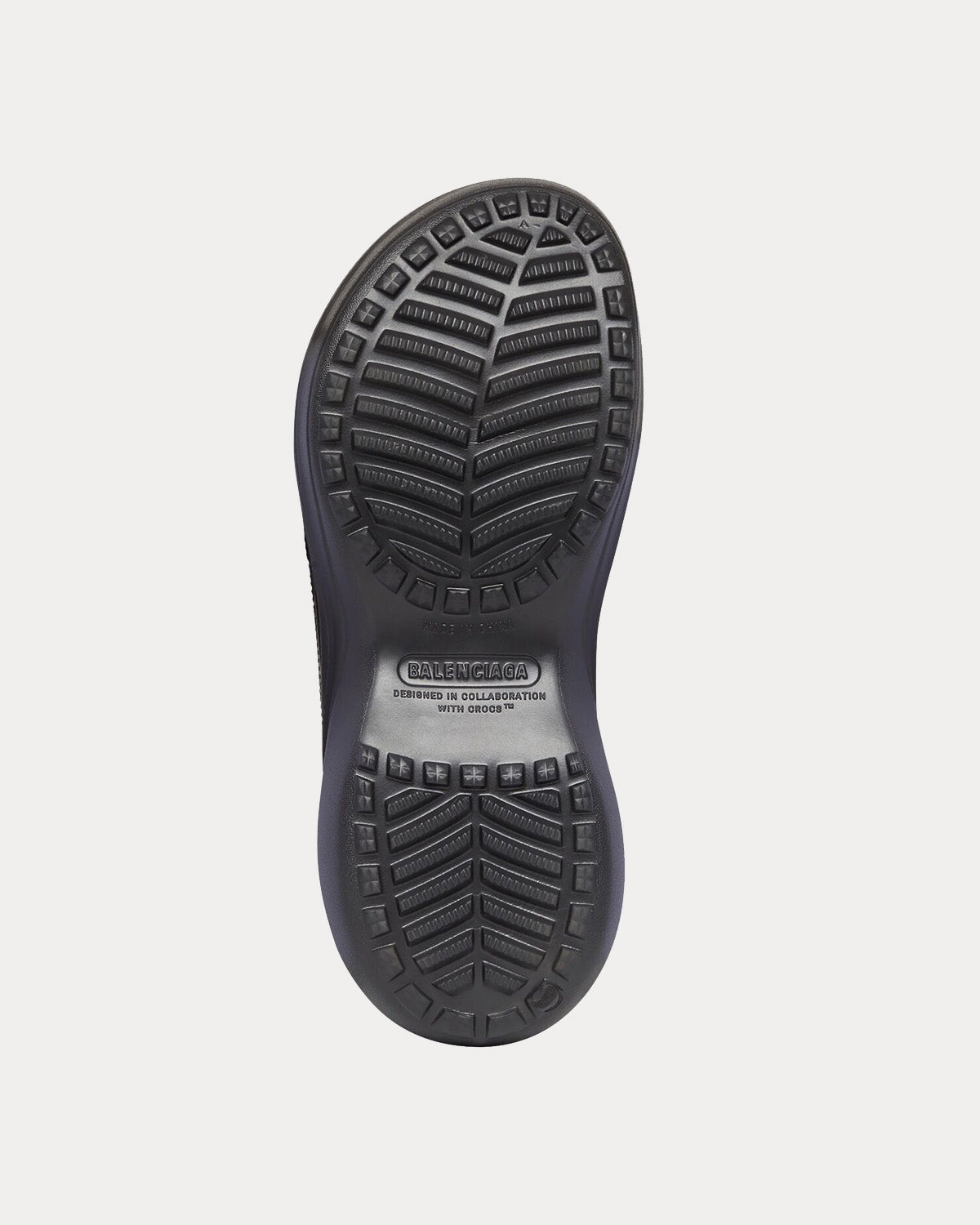 Balenciaga x Crocs - Pool Rubber Black Slide Sandals