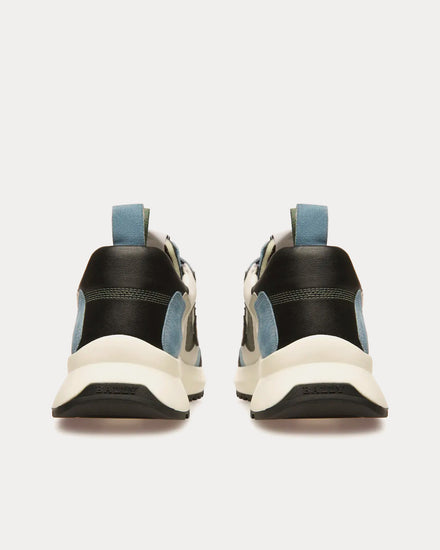 Bally Darky Leather Black / Dusty White / Light Blue Low Top Sneakers - 3