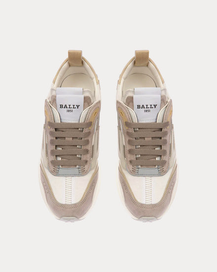 Bally Darky Leather Grey / Beige / White Low Top Sneakers - 2