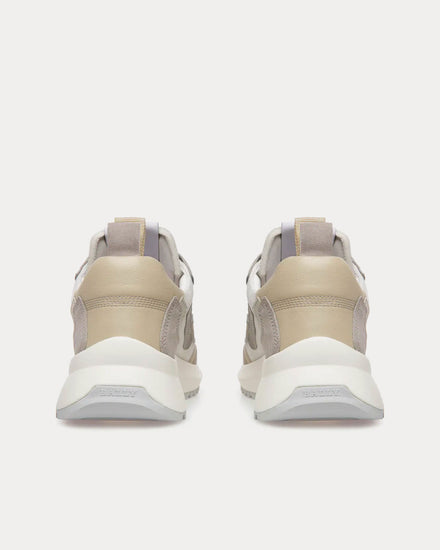 Bally Darky Leather Grey / Beige / White Low Top Sneakers - 3