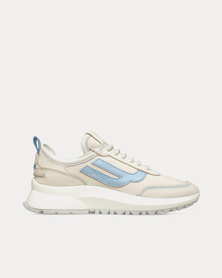 Bally Darys Leather Dusty White / Light Blue Low Top Sneakers - 1