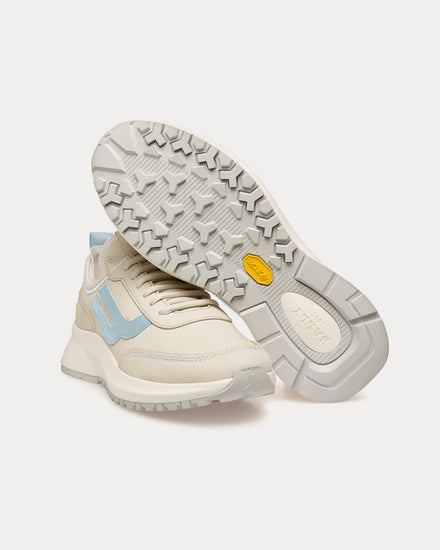 Bally Darys Leather Dusty White / Light Blue Low Top Sneakers - 3