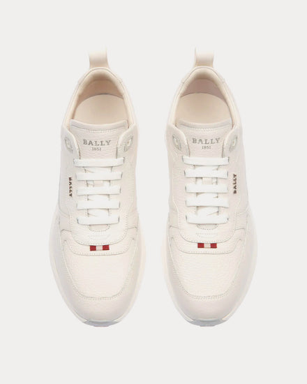 Bally Dave Leather White Low Top Sneakers - 2