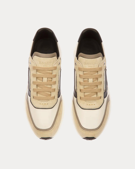 Bally Demmy Leather Beige / Grey / White Low Top Sneakers - 2