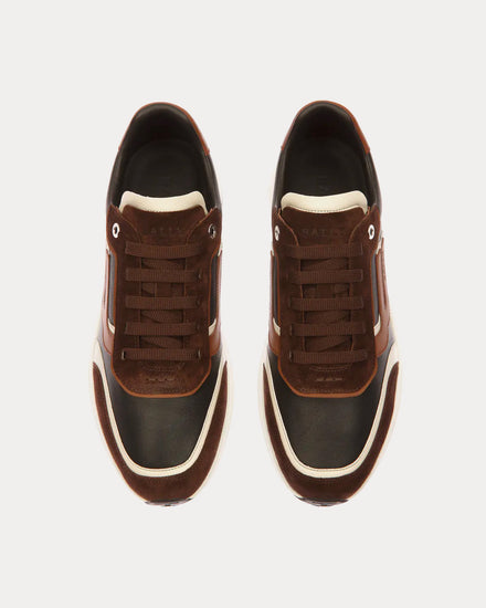 Bally Demmy Leather Ebony / Brown / White / Black Low Top Sneakers - 2