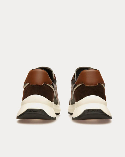 Bally Demmy Leather Ebony / Brown / White / Black Low Top Sneakers - 3