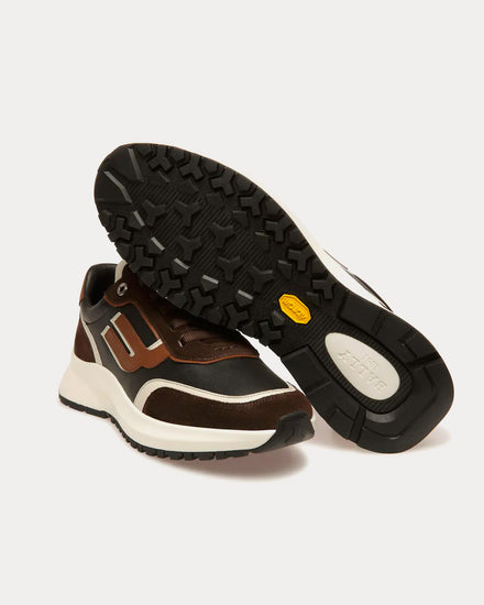Bally Demmy Leather Ebony / Brown / White / Black Low Top Sneakers - 4